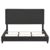 King Size Upholstered Platform Bed - Charcoal Gray - Image 19