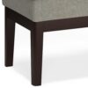 Carlson - Small Ottoman Bench - Greige - Image 6