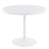 Dakota Charlotte - 5 Piece Contemporary Dining Set - White / Charcoal - Image 3