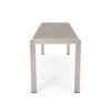 Outdoor Modern Aluminum Dining Bench With Faux Wood Seat - Natural / Silver - Image 7