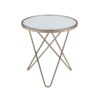 Valora - Glass Top End Table - Champagne - Image 8