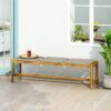 Cambria - 3 Seater Bench - Teak - Image 9