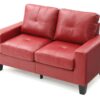 Modular Loveseat - Red - Image 3