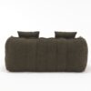 Soft Beanbag Chair With High Resilience Foam Core For Two People - Olive Green - Image 17