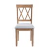 3 Piece Kitchen Dining Set With Drop Leaf Dining Table And 2 Dining Upholstered Chairs, Dining Room Set For Small Places - Natural - Image 14