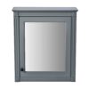 Wall Mounted Bathroom Storage Cabinet With Mirror, Medicine Cabinet With Height Adjustable Shelf, Over The Toilet Space Saver Cabinet - Gray - Image 9
