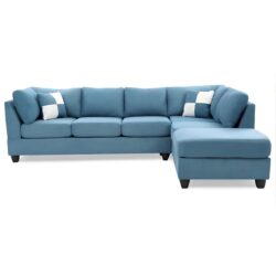 Malone - Sectional - Aqua