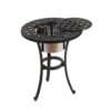 21" Round Aluminum Bistro Table - Antique Bronze - Image 3