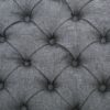 Hayes - Contemporary Armed Storage Bench With Rolled Arms And Button Tufting - Dark Gray - Image 5