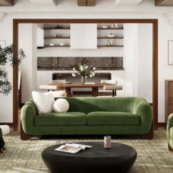 Alpine - Sherpa Sofa - Moss Green