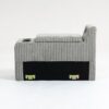 Modular Sofa Coffee Table Module With Storage Function, Cupholders, USB Ports For Living Room Apartment - Gray - Image 5