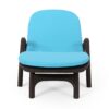 Mikael - Chaise Lounge With Cushion - Dark Brown - Image 8