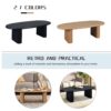 Tapered Tabletop Coffee Table - Antique Black - Image 7