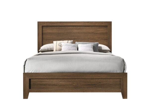 Miquell - Queen Bed - Oak