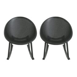 Gable - Rocking Chair (Set of 2) - Black