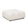 Marcel - Bubble Modular Modern Cocktail Ottoman - Ivory White - Image 4