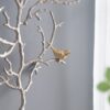 Metal Branch Wall Sculptures With Bird Accents (Set of 2) - Silver Multi - Image 10