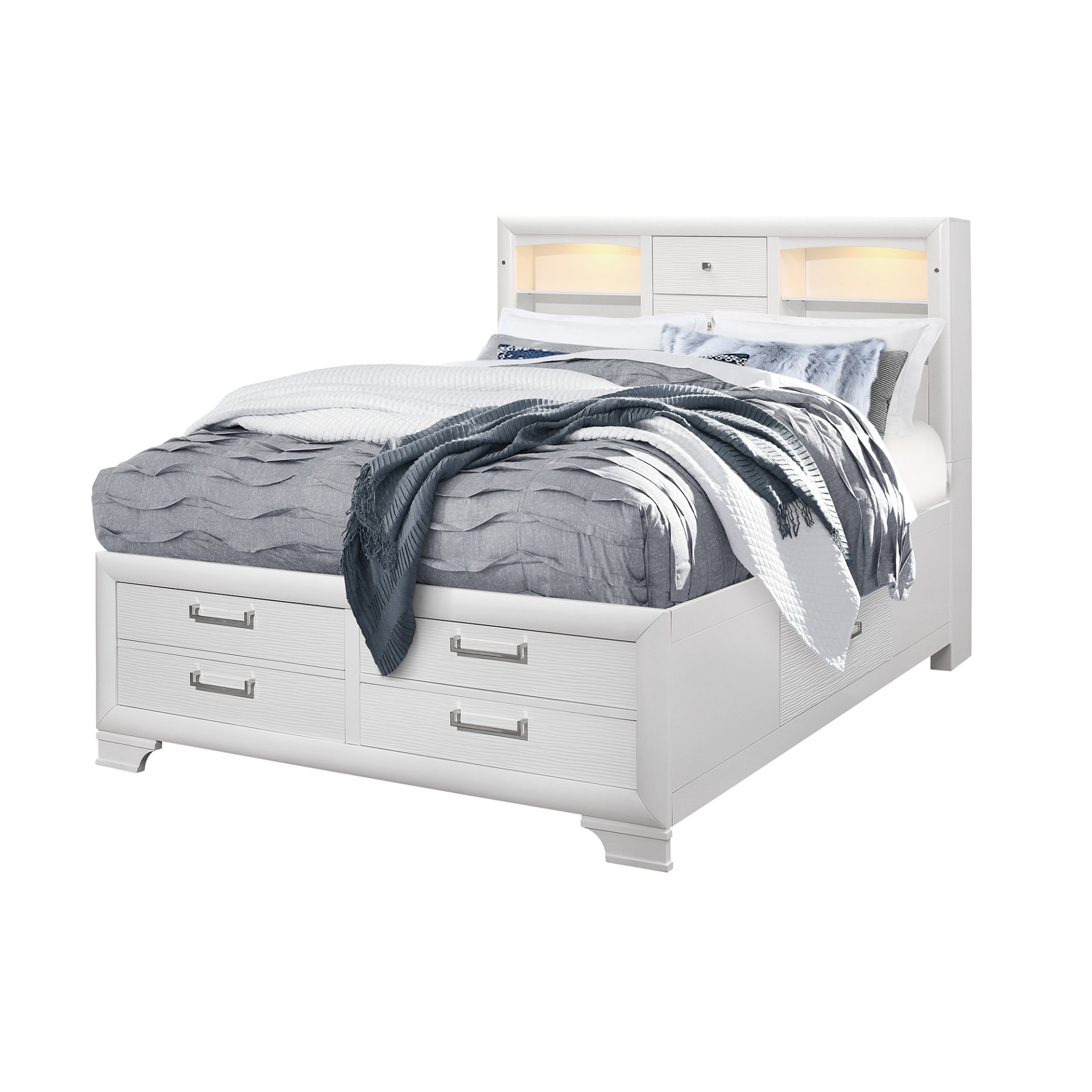 Civic - Queen Bed - White - Image 4
