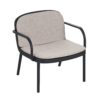 Luna - Outdoor Club Chair (Set of 2) - Beige / Black - Image 10