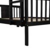 Full Over Full Bunk Bed With Ladder For Bedroom, Guest Room Furniture - Espresso - Image 6