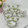 Palm Tree Style Acrylic Serving Bowls Unbreakable Small Bowls For Snacks Clear Bpa Free - Clear - Image 2