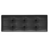 Shay - Mid Century Rectangular Storage Ottoman - Distressed Black - Image 5