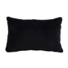 Velvet Pillow With Embroidered Joy And Frosty Snowflake, For Christmas Halloween Holiday Decor (Set of 2) - Black White - Image 7