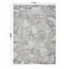 Geometrix - 7'10" X 10'6" Area Rug / Geometric 3D Effect - Ivory / Gray - Image 3