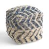 Alina - Wool And Cotton Pouf - Natural - Image 5