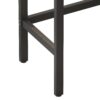 Modern Long Dining Table Set With 3 Stools Construction - Natural - Image 12