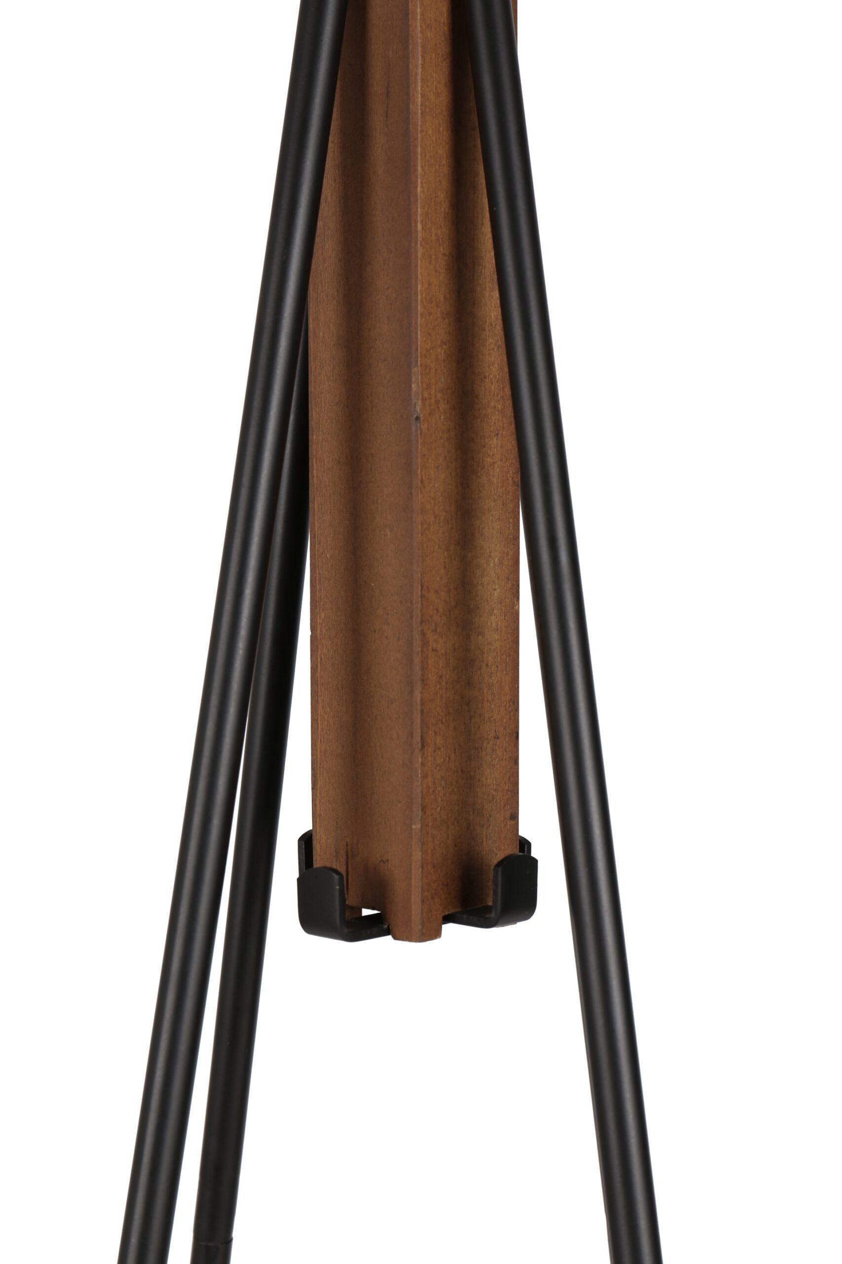 Reclaimed Wood And Metal Freestanding Coat Rack With Hooks Use In Bedroom, Living Room - Natural - Image 4