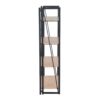 Dakota - Contemporary Bookcase - Black / Natural - Image 2