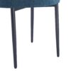 Dining Chair (Set of 2), Modern Dining Room Chairs - Black / Navy Blue - Image 19