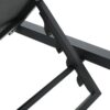 Modern Aluminum Chaise Lounge With Water Resistant Fabric Cushions - Dark Gray - Image 14