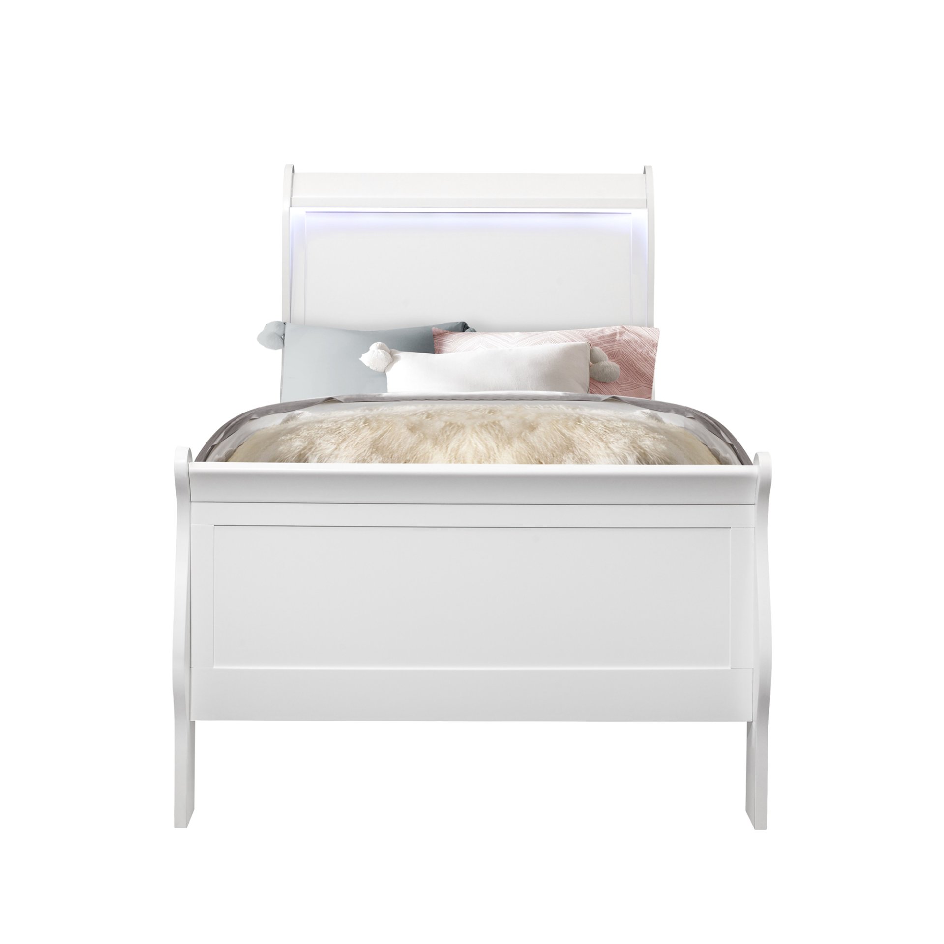 Charlston - Twin Bed - White - Image 6