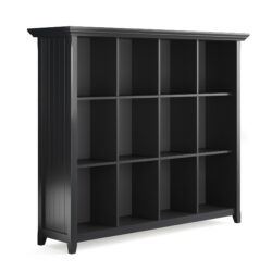 Acadian - 12 Cube Storage - Black