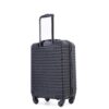20" Carry On Luggage Lightweight Suitcase, Spinner Wheels - Black - Image 9