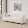 Anna - French Boucle Sofa - White - Image 2