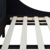 Aspen - Queen Vertical Tufted Headboard Platform Bed Set - Anthracite Black - Image 8