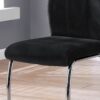 Dining Chair, Side, Upholstered For Dining Room, Contemporary (Set of 2) - Black - Image 5