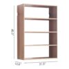 Devi - Wall Mounted Wood Closet System With Modular Units And Warm - Oak - Image 3