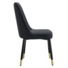 Modern (Set of 6) Dining Chair Set & High Back Material And Sturdy Legs - Black - Image 7