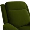360 Degrees Swivel Recliner Manual Rocking With Adjustable Backrest For Living Room - Green - Image 17