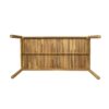 Classic Patio Dining Table, Acacia Wood - Light Teak - Image 8