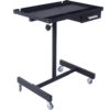 Adjustable Tear Down Work Table With Drawer For Garages, Repair Shops, And Diy, Portable, (4) 2.5" Swivel Casters, 220 Pound Capacity, Rubber Corners, Heavy Duty Steel - Black - Image 10