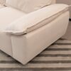 Modern Fabric Sofa With Removable Pillowcase And Backrest, Easy Care - Beige - Image 10