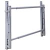Wall-Mounted Folding Tire Storage, 30.5 To 50.5" Wide, Supports 300 Pounds - Silver - Image 9