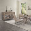 Power Ready - Buffet With Glass Cabinet Doors - Sand - Image 2