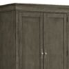 Elegant Traditional Armoire - Gray - Image 4