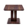 Modern Minimalist Texture Sticker Patterned Rectangular Coffee Table - Walnut Dark Brown - Image 23